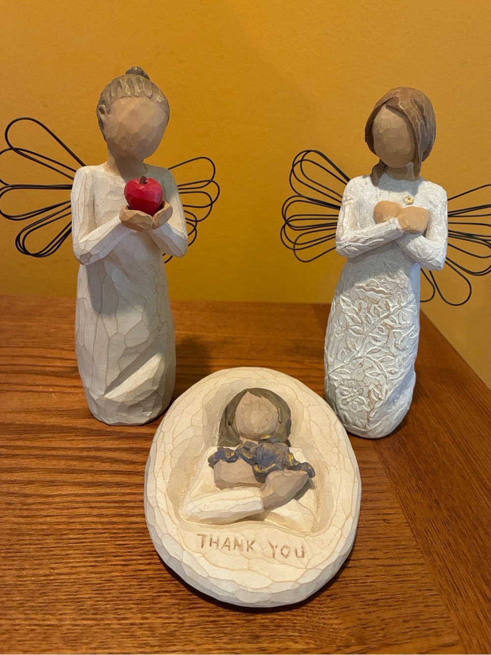 Willow Tree Trio - 2 Angels and 1 Plaque - Picture 1 of 11
